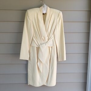 COPY - Elegant Cream Blazer Dress